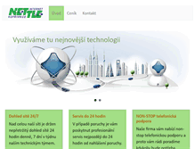 Tablet Screenshot of nettle.cz